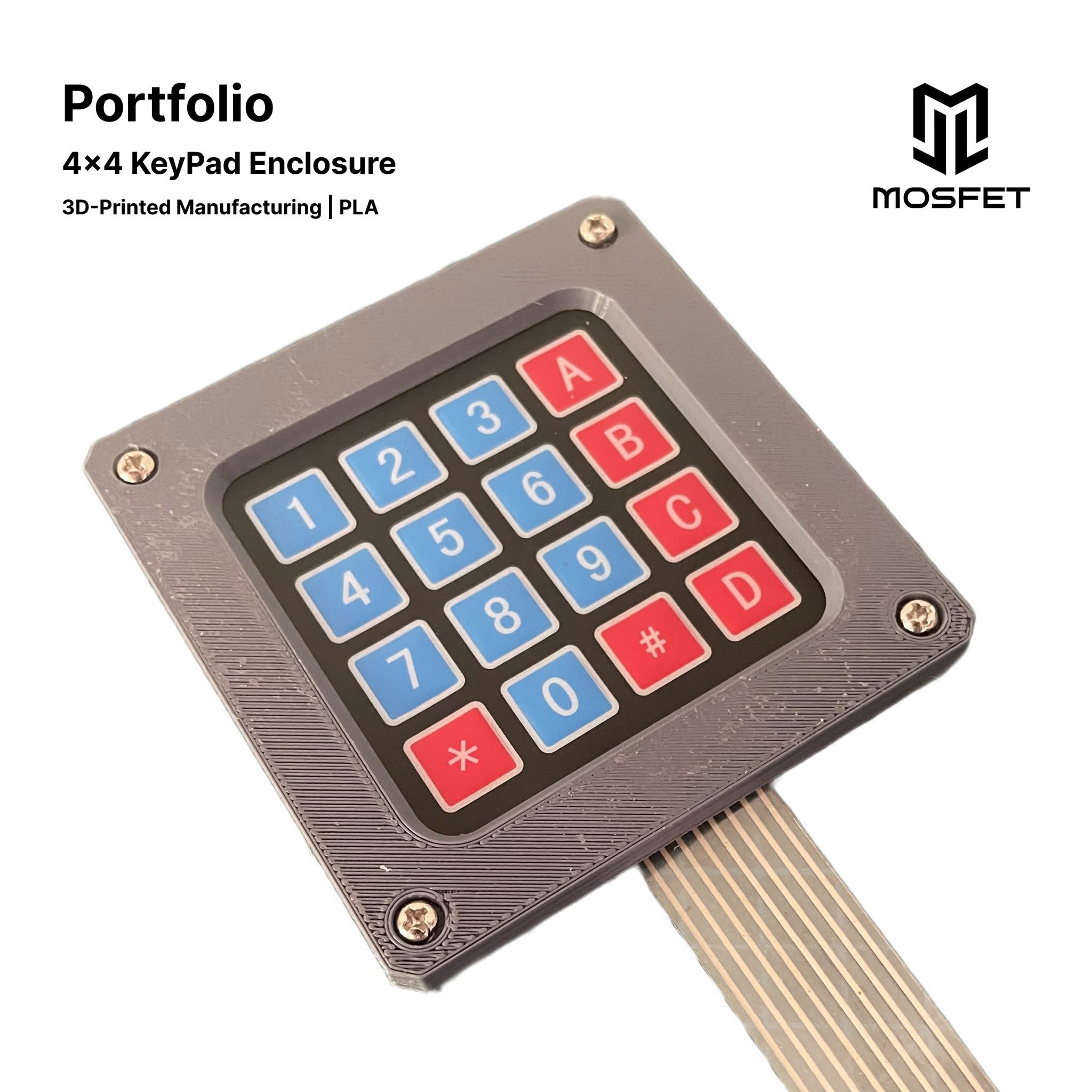 4x4 KeyPad Enclosure